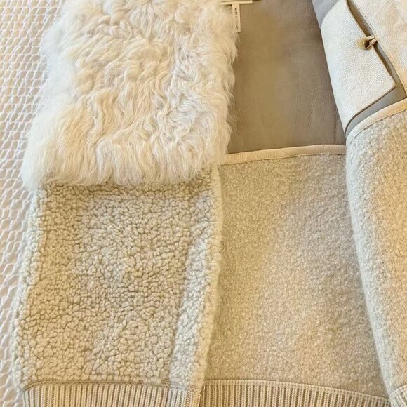 Hermès Real Fur & Shearling Lambskin Vest FR34 –Rare Cream Beige - Picture 4 of 16